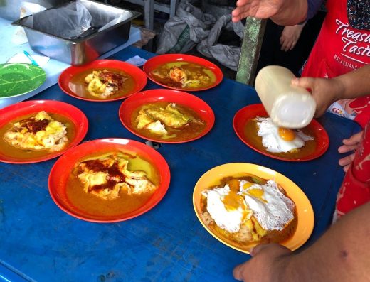 Roti Canai Kayu Arang Melaka